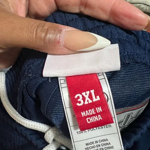 Mitchell & Ness Navy Blue Legacy Shorts - Picture 7 of 8